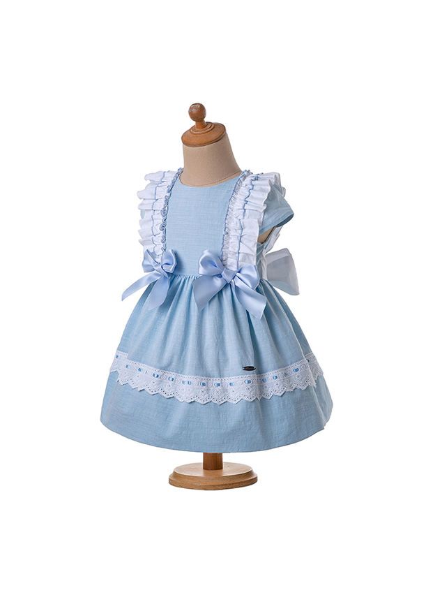 Summer Casual Sports Baby Blue Dress For Girls Baby Clot Kids Outfit For 1  6 Year Olds, Perfect For Baseball And Birthday Celebrations From Blumin,  $24.96