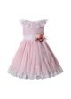 Pink Lace Tulle Girls Dress
